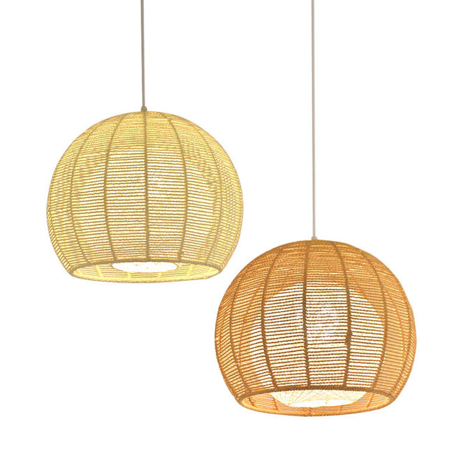 Raaga Hand Woven Rattan Pendant - Image 2