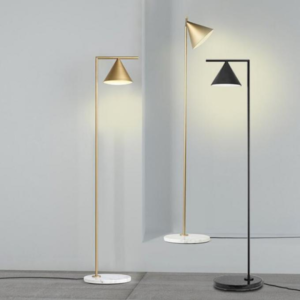Slim Dimmable Floor Lamp with Marble Base