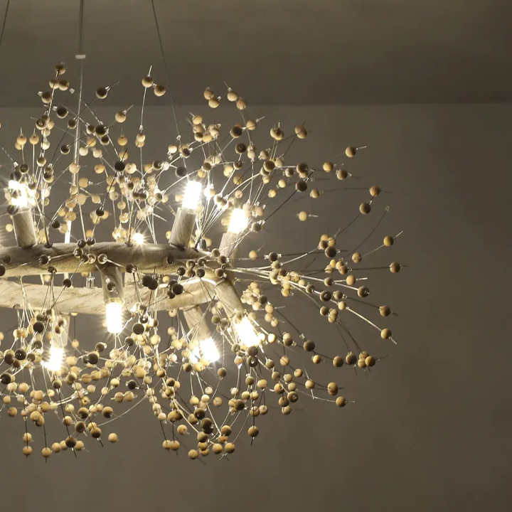Firework Crystal Sputnik Wagon Wheel Chandelier - Image 3